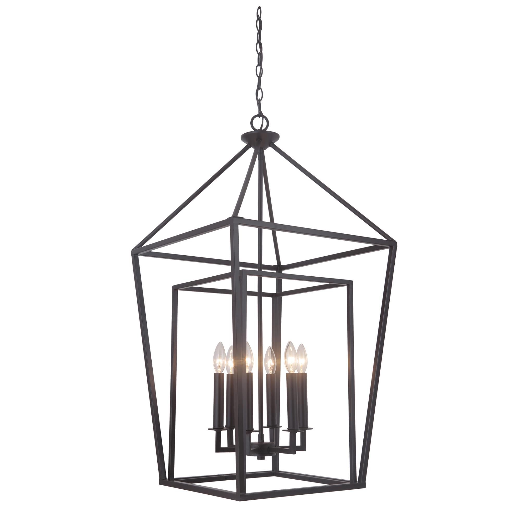 Hudson 19 Inch Cage Pendant by Craftmade